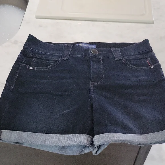 Democracy Dark Blue Jean Shorts - Picture 1 of 3